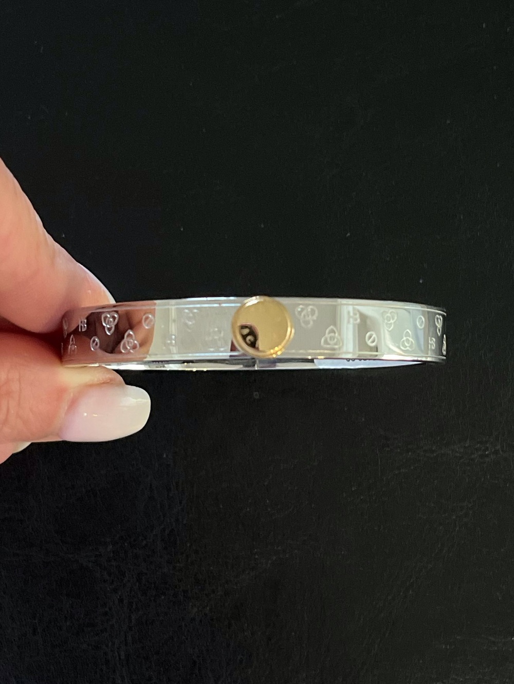 Henri Bendel Silver Bracelet with Gold Accent NWT